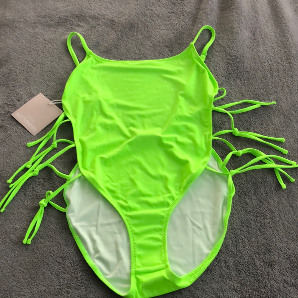 Kittenish - Neon Green Bathing Suit 🍏